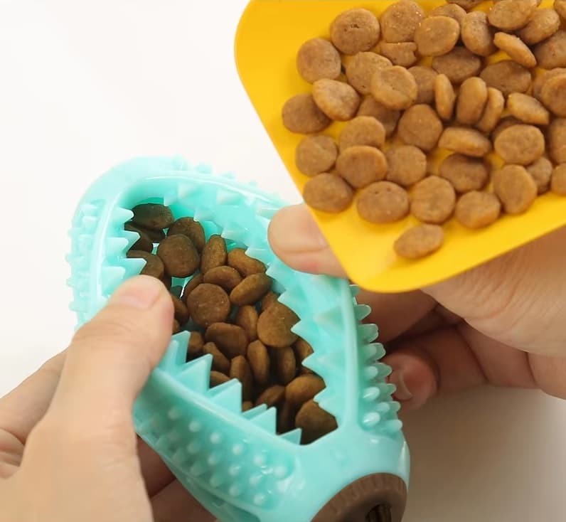 Duże zabawki piłki dla psa z przyssawką i linami – interaktywna zabawka z dzwiękiem do żucia, powolnego karmienia, czyszczenia zębów.